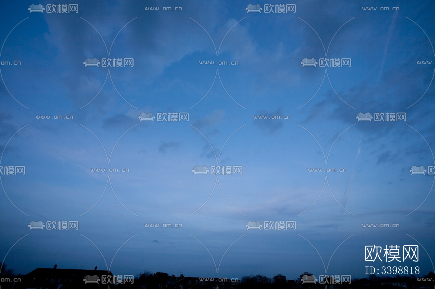 傍晚的日落天空景观风景下载