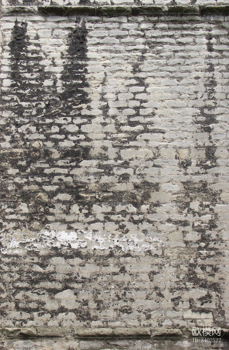 现代新中式青砖 灰色做旧青砖墙面 墙砖 外墙下载