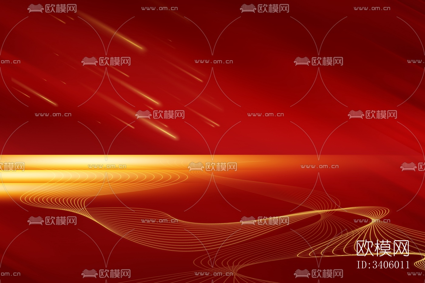 红色科技感屏幕贴图下载