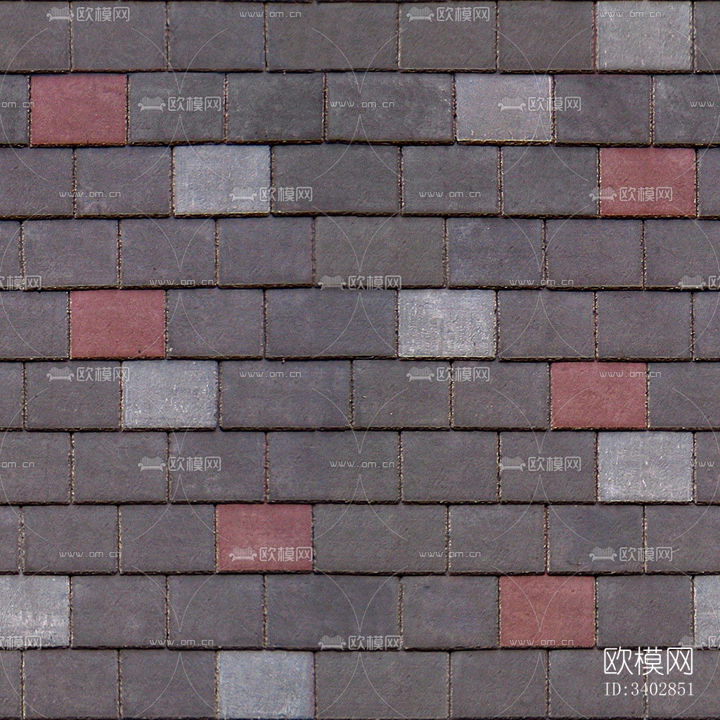 无缝灰色别墅建筑屋顶中式仿古石板瓦片下载