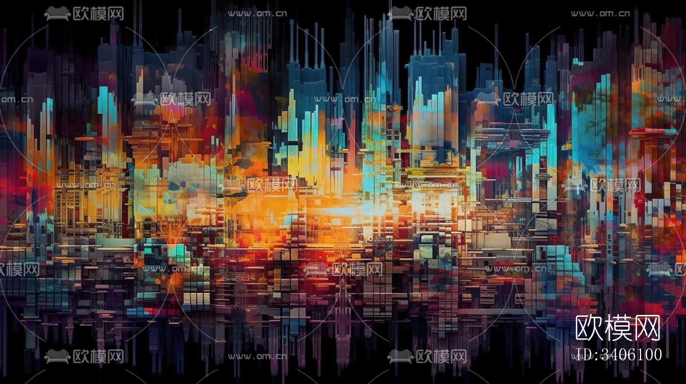 科技感数字屏幕贴图下载
