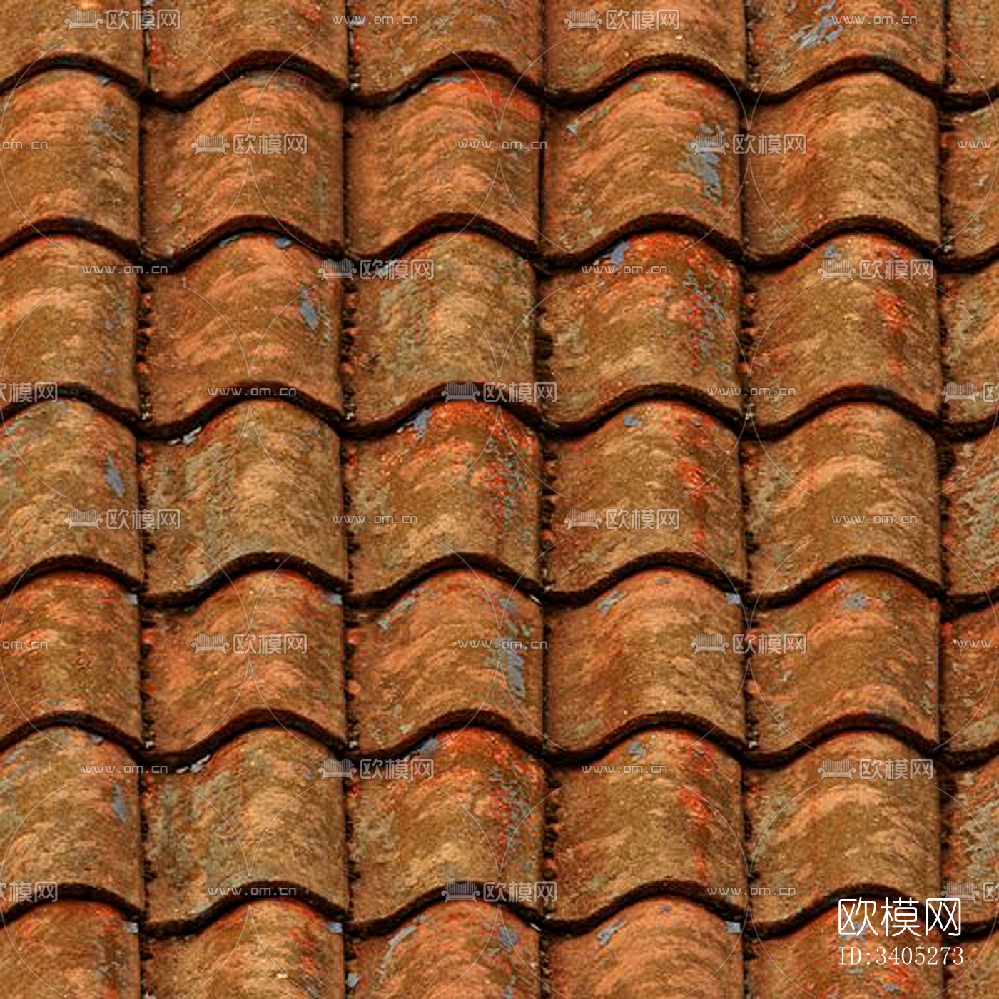 褐色 屋顶 屋面 瓦片