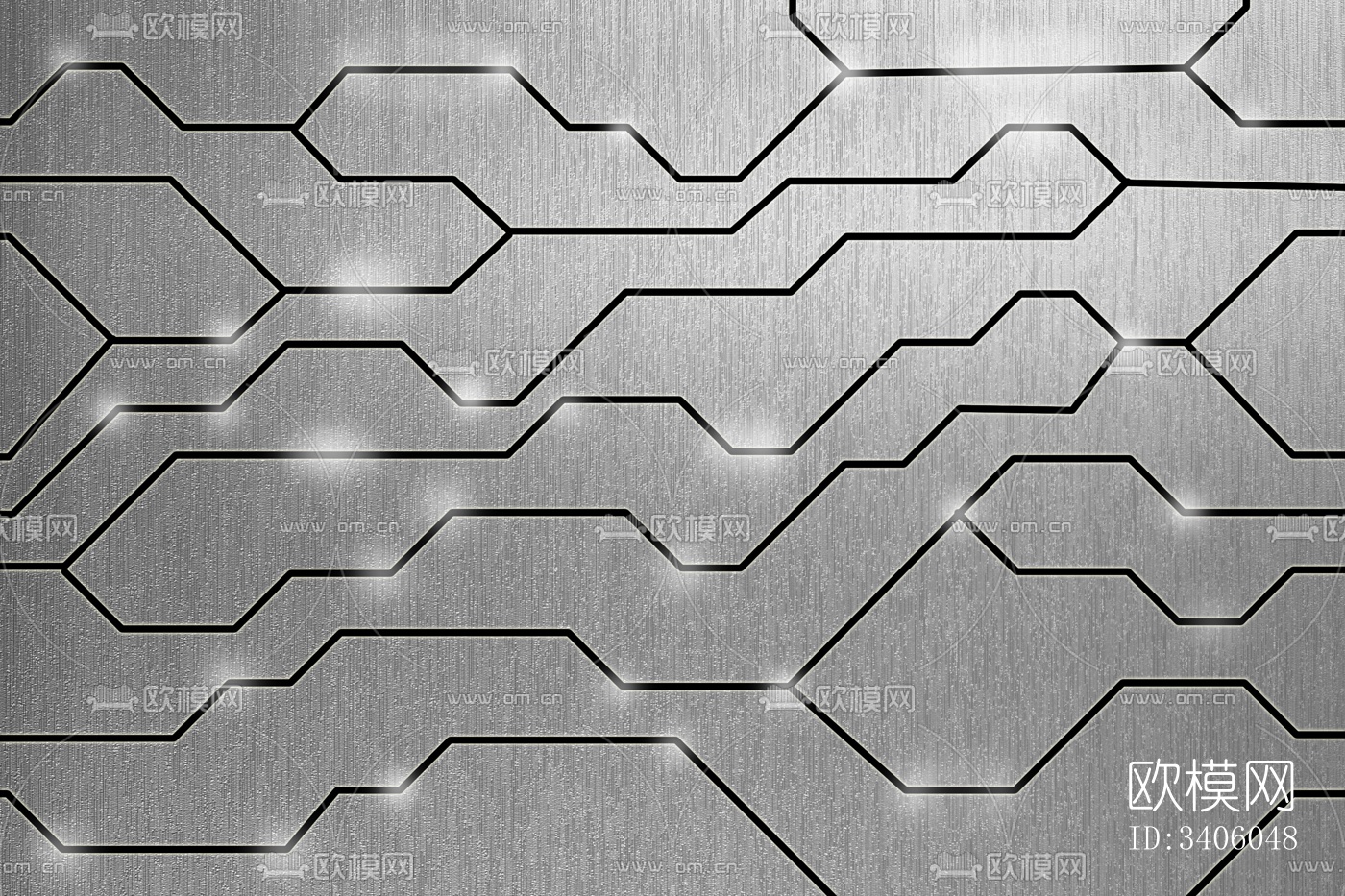 电路板纹理银色拉丝金属贴图下载