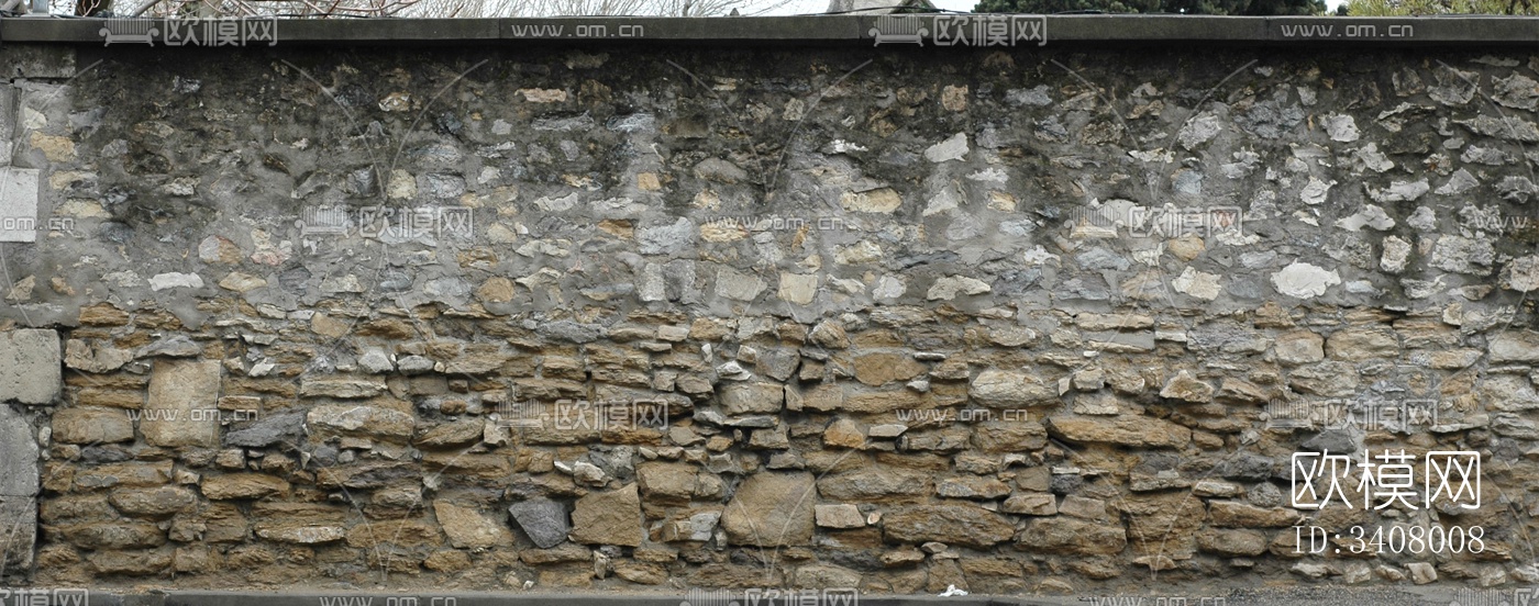 现代新中式其它墙面 灰色做旧石头墙面 外墙下载