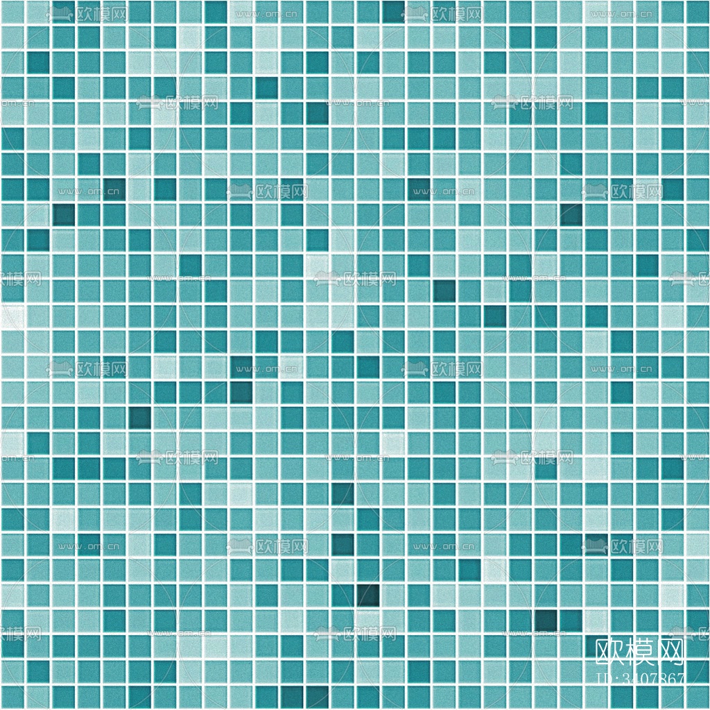 绿色哑光方格瓷砖 马赛克 格子砖 地砖 陶瓷 马赛克 墙砖下载