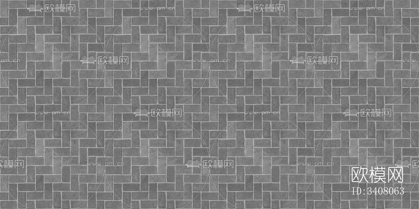 灰色人字形拼花砖 水泥地砖 人字砖 人行道砖 透水砖路面下载