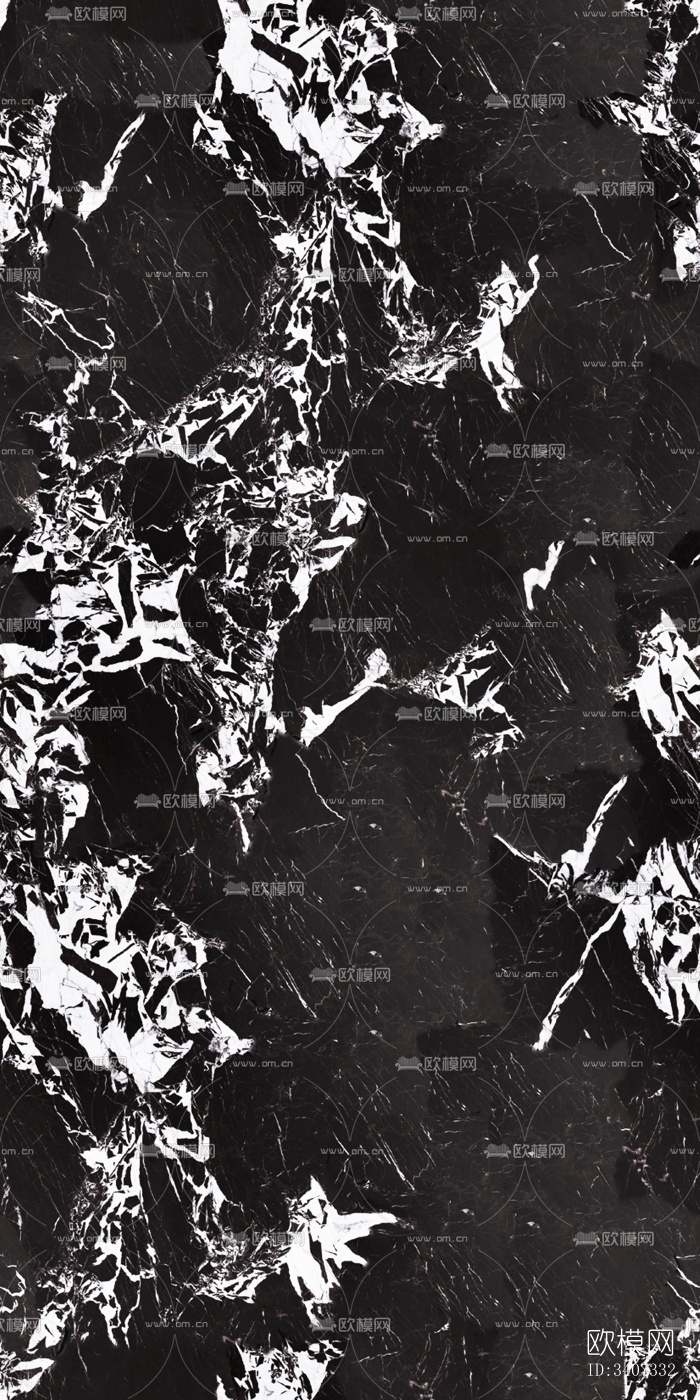 无缝宝格丽黑大理石贴图下载
