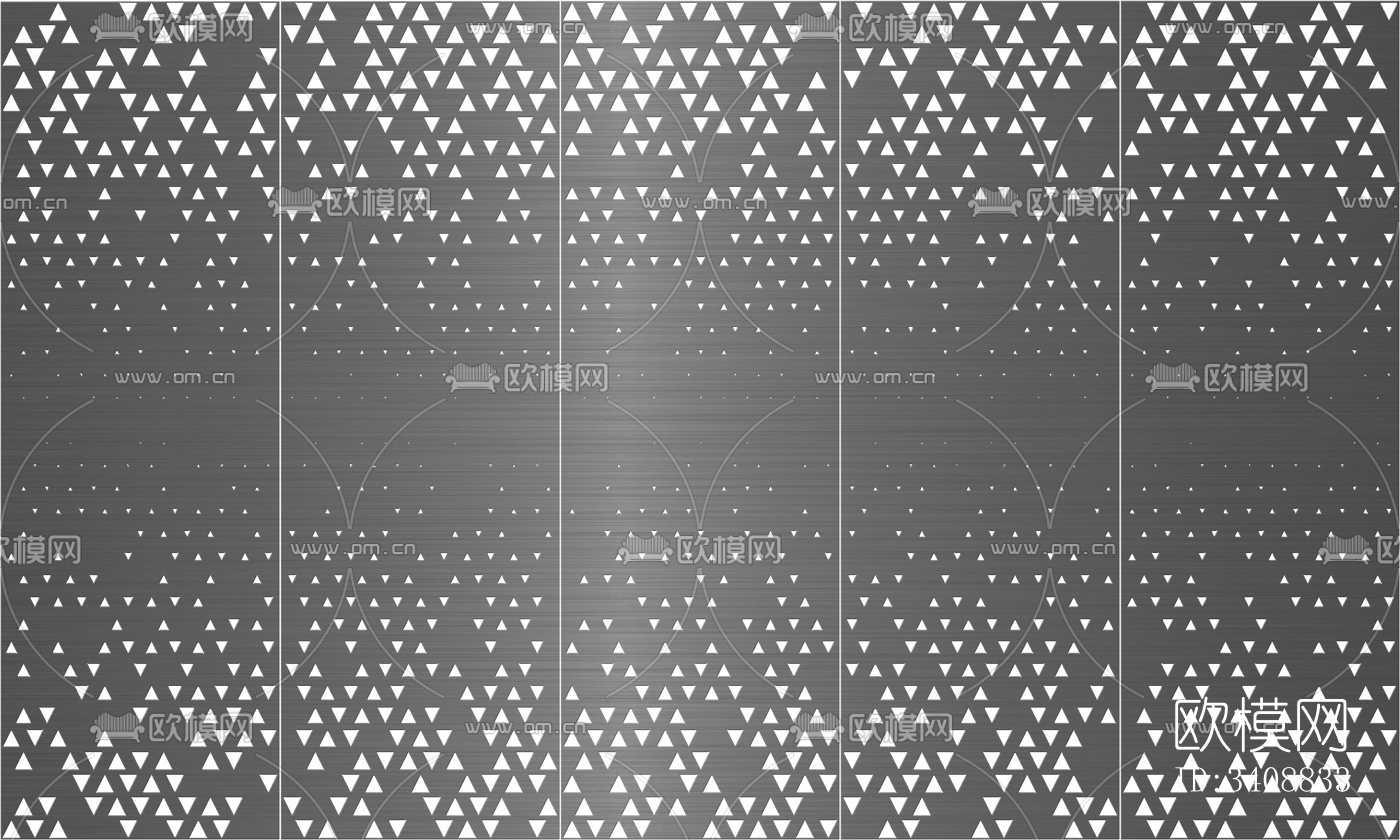 免抠贴图黑钛拉丝穿孔铝板金属_免抠贴下载