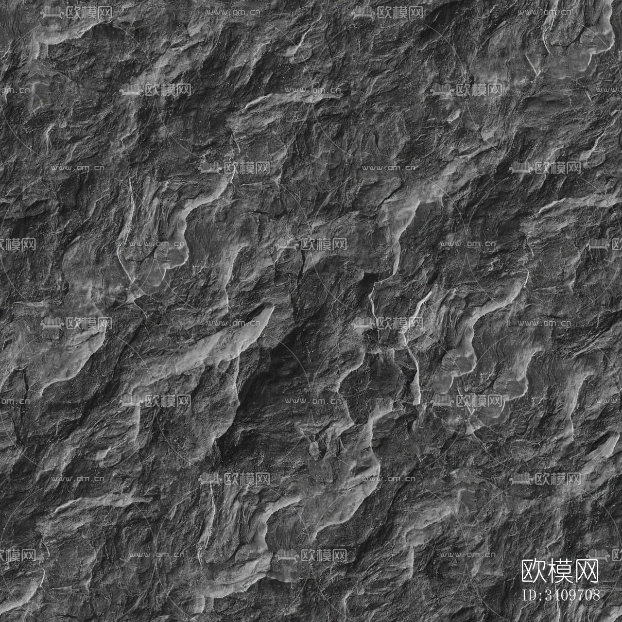 深灰色凹凸文化石 深灰色自然艺术立体岩石 毛石 文化石墙面下载