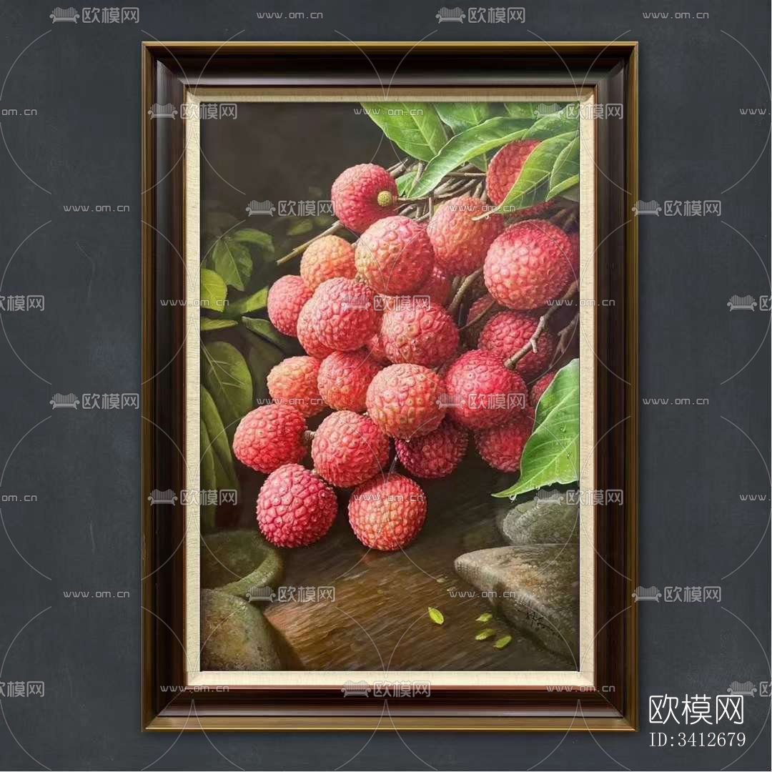 现代奶油复古侘寂风挂画下载