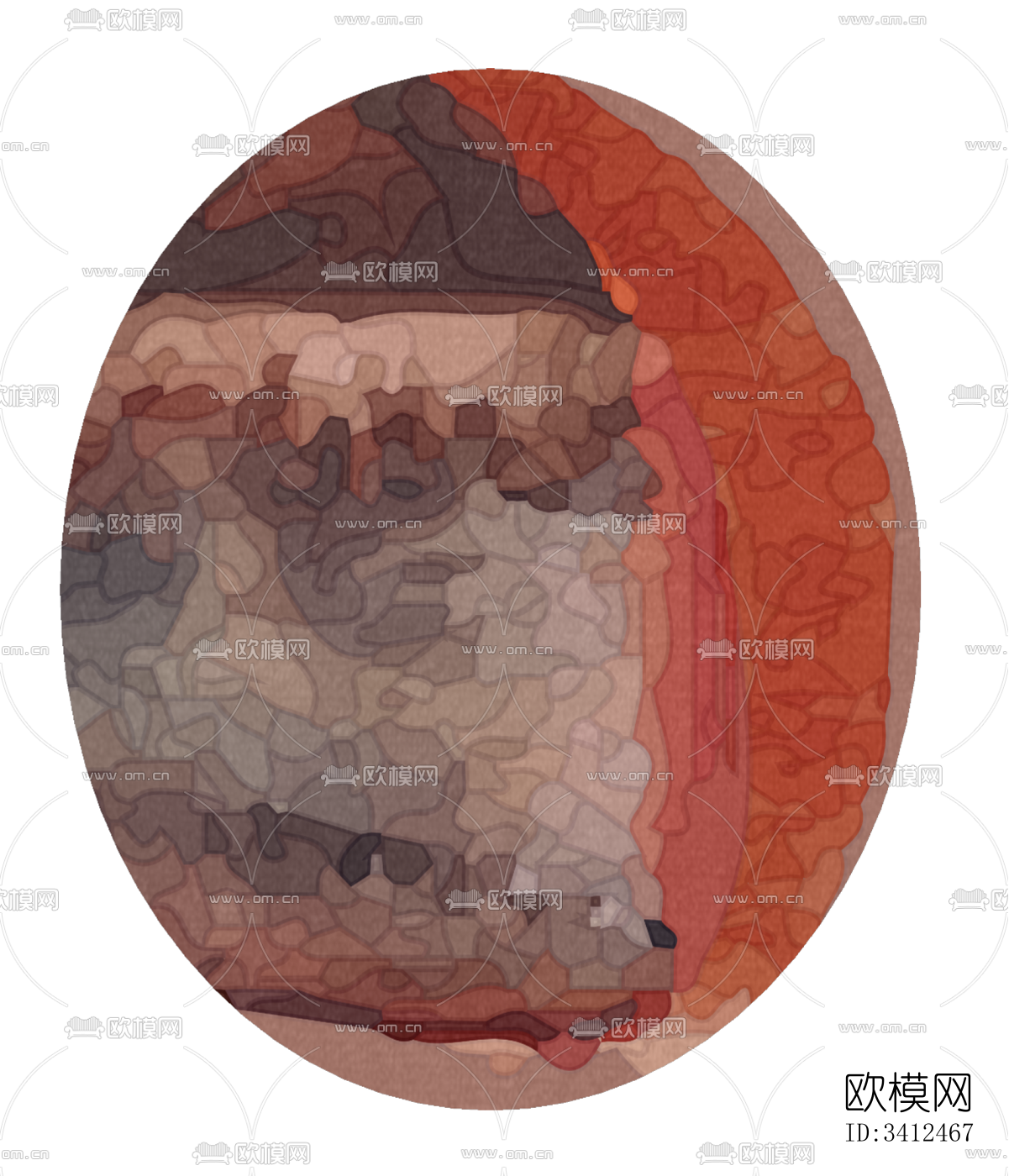 现代圆形地毯下载