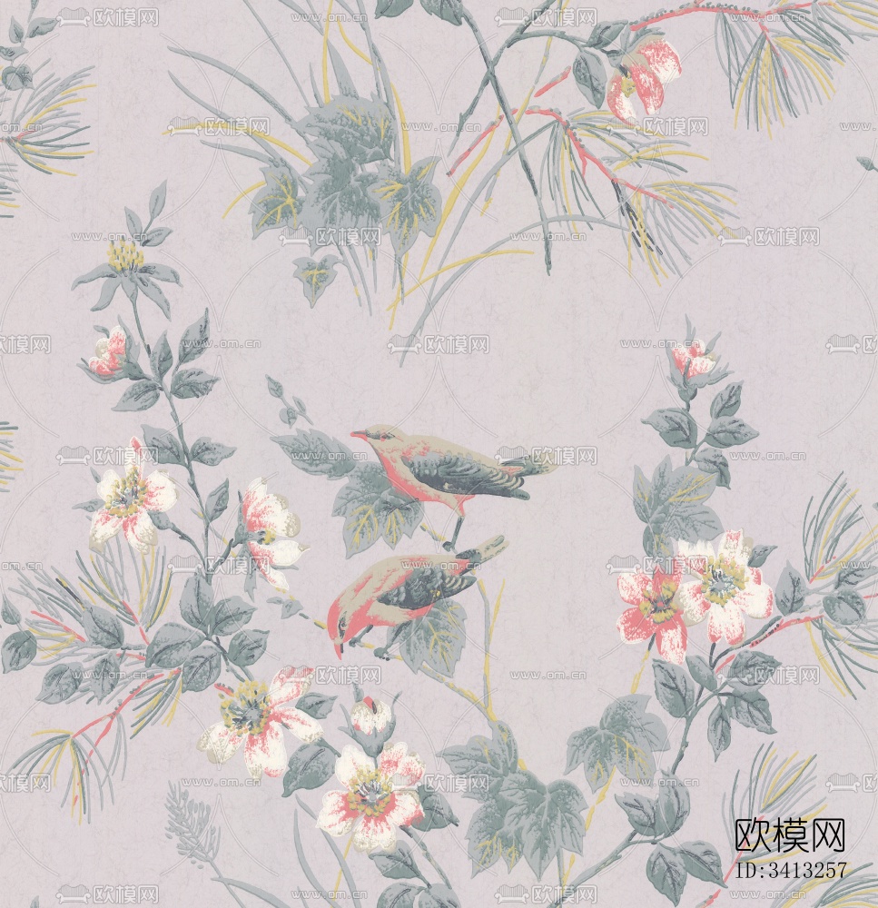 装饰壁画下载（渲染图2）