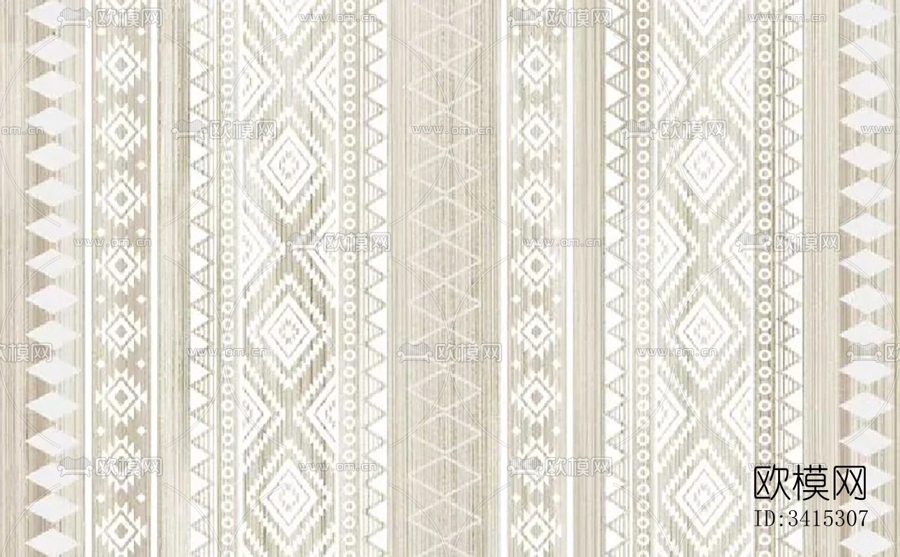 素雅几何纹理地毯 现代地毯下载