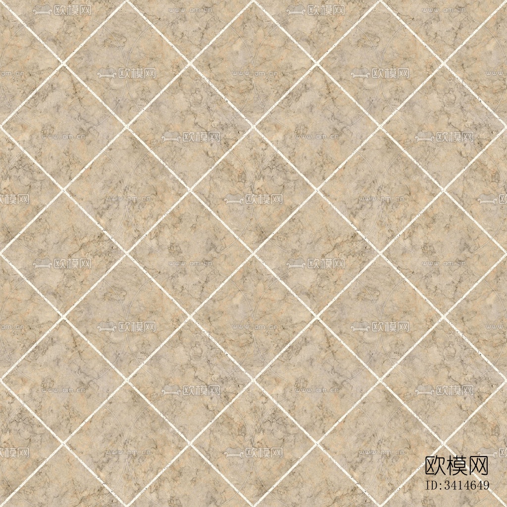 无缝花岗岩石材拼花地砖人行道路地面广场铺贴下载