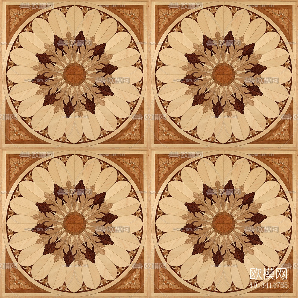 无缝几何装饰拼花图案纹理木地板下载