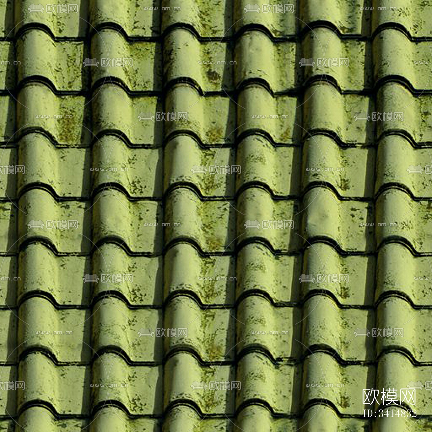 绿色 屋顶 屋面 瓦片 瓦顶下载