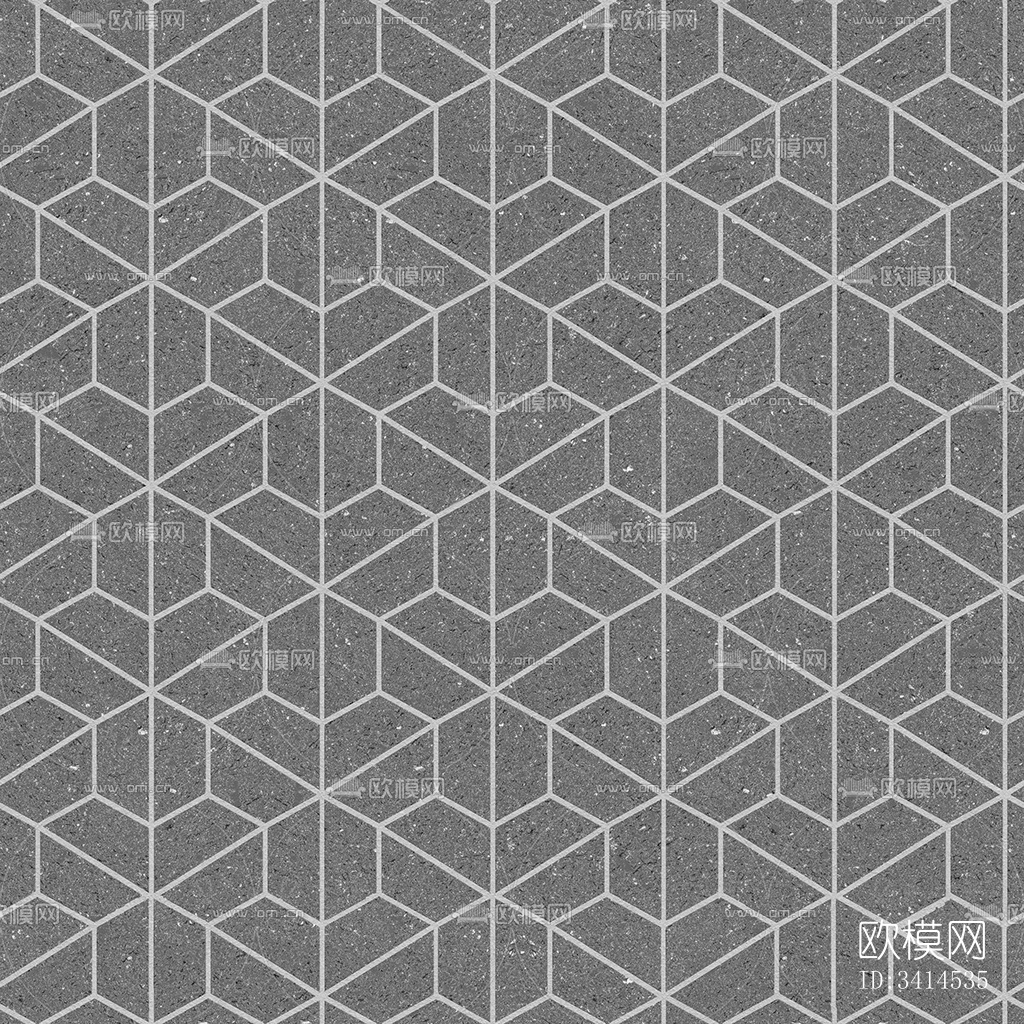 无缝灰色水泥拼花地砖人行道路地面广场铺贴下载