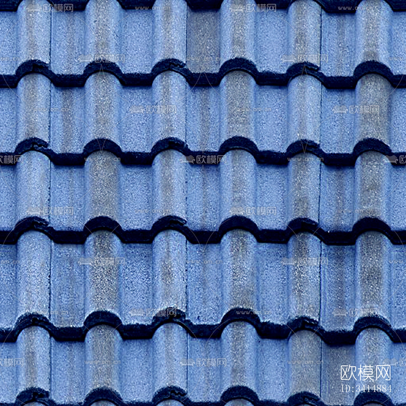 蓝色 屋顶 屋面 瓦片 瓦顶