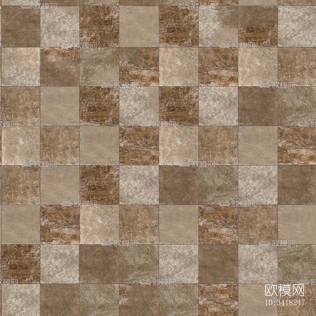 无缝大理石石材拼花地砖人行道路地面广场铺贴下载