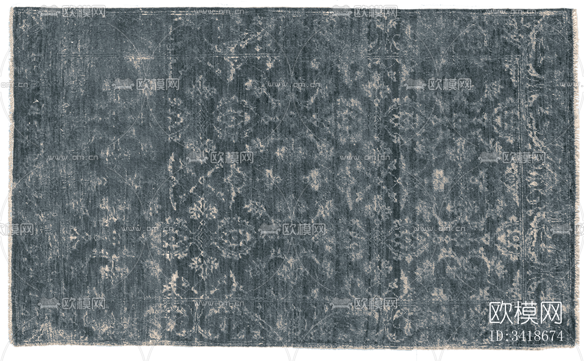 免扣欧式古典复古做旧中古地毯下载