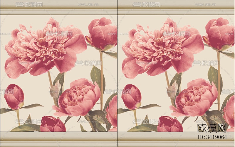 无缝红色复古乡村风格大理石材拼花图案瓷砖小花砖仿古砖地砖墙砖下载