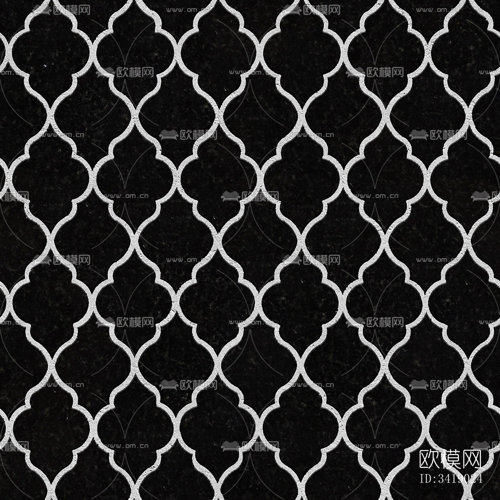 无缝花岗岩石材拼花地砖人行道路地面广场铺贴下载