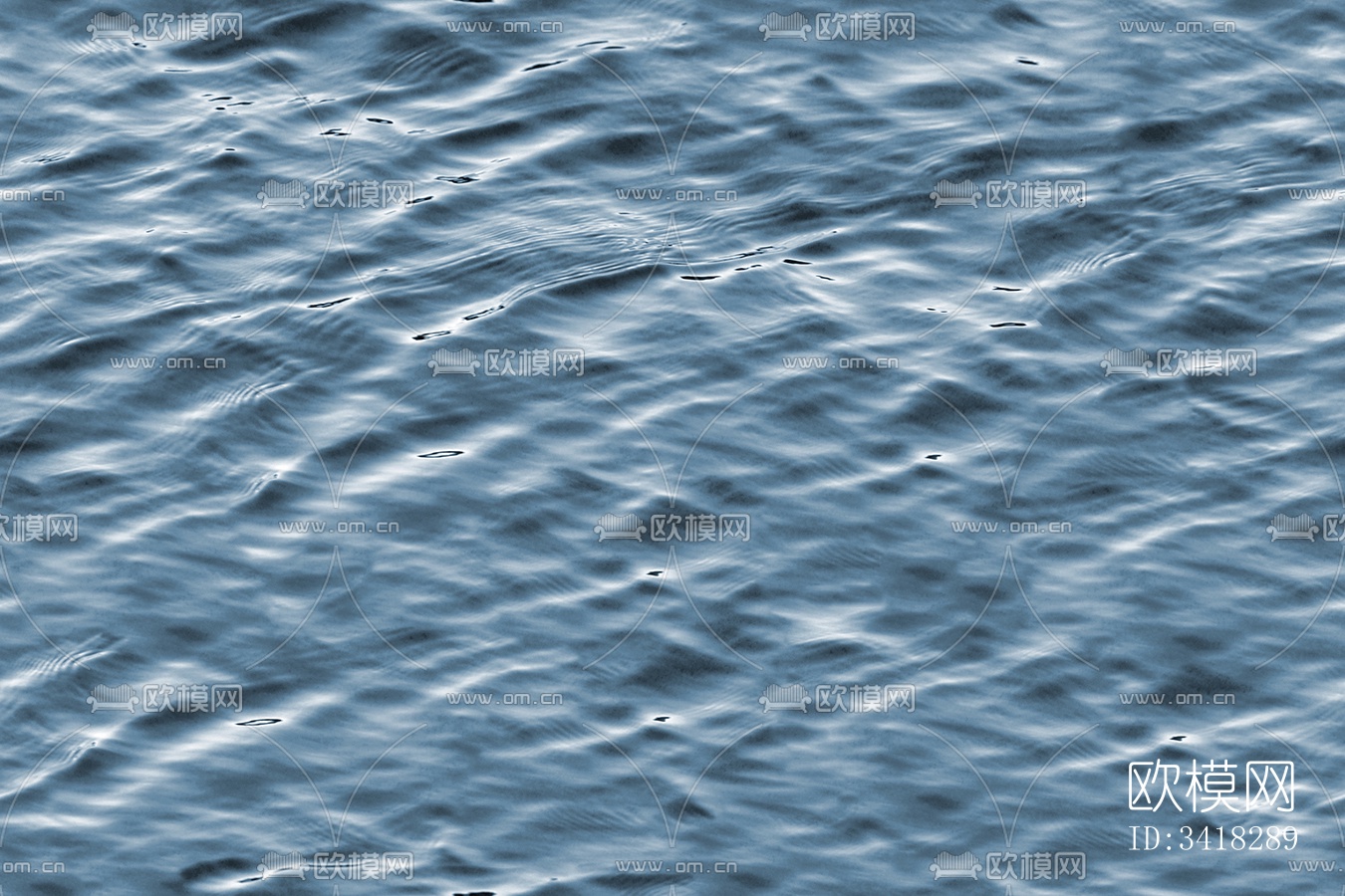 无缝蓝色水波纹水面游泳池水池浪花海浪纹理下载