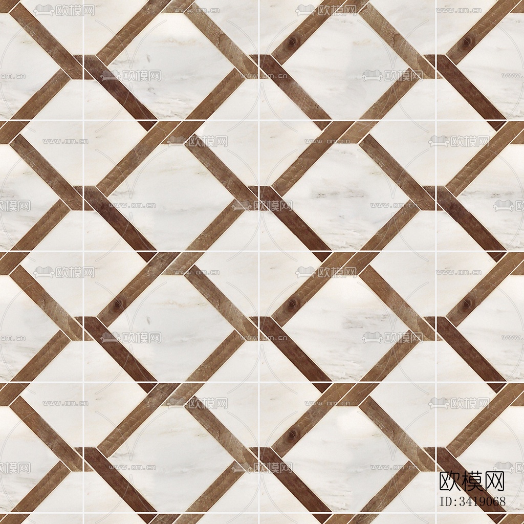 无缝现代白色大理石石材几何拼接拼花图案瓷砖地砖墙砖下载