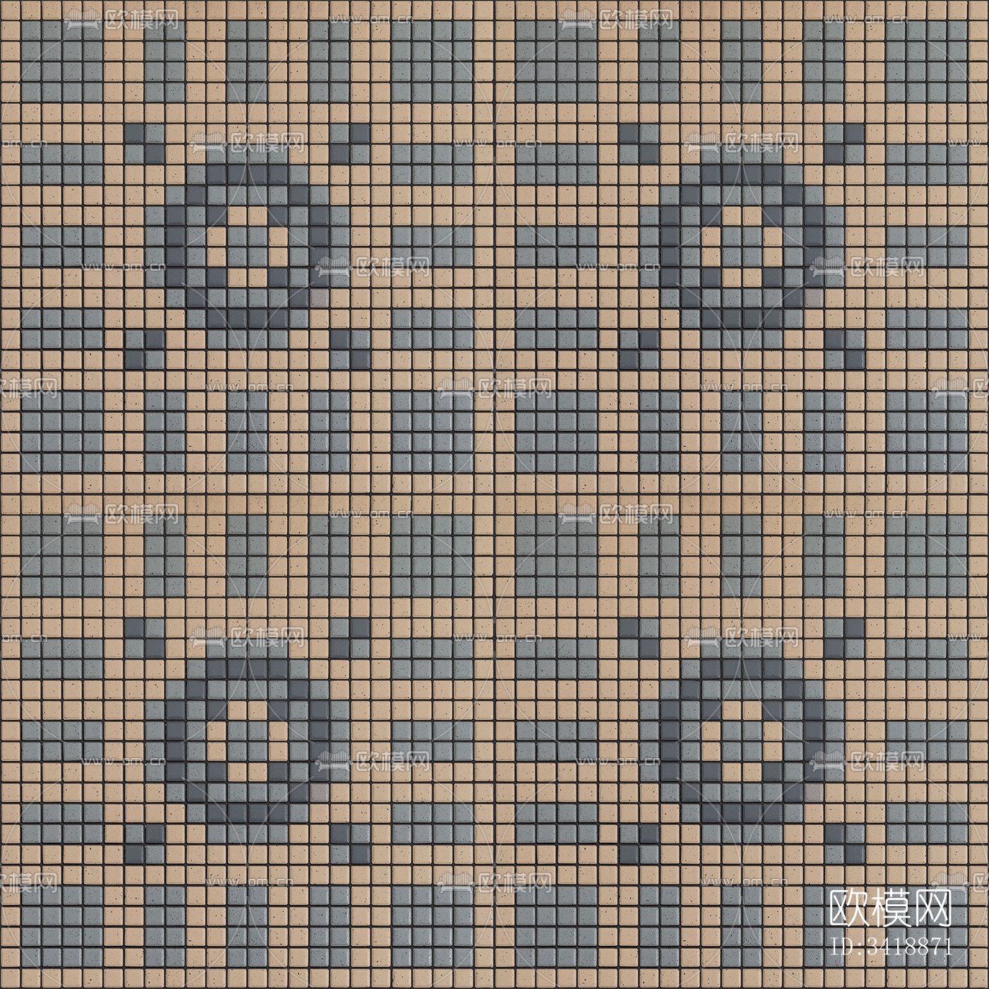 无缝拼花图案马赛克瓷砖石材方格子砖拼花地砖墙砖瓷砖下载