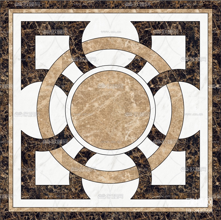 欧式石材拼花 大理石拼花 瓷砖地面下载