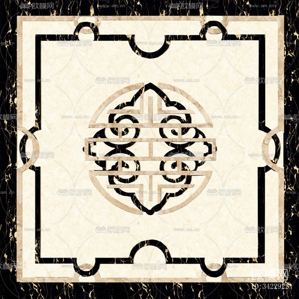 欧式石材拼花 正方形拼花 大理石拼花 瓷砖地面下载