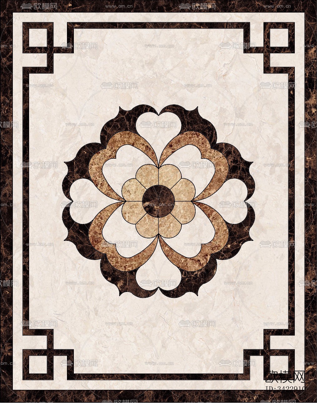 简约石材拼花 欧式大理石拼花 石材拼花地砖下载