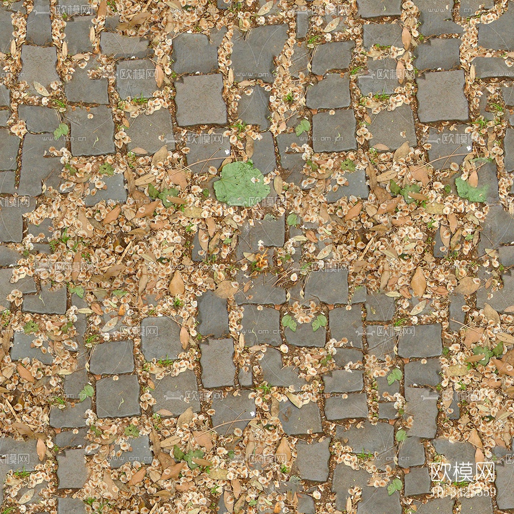 无缝公园透水砖草坪砖植草砖停车位铺装铺路下载