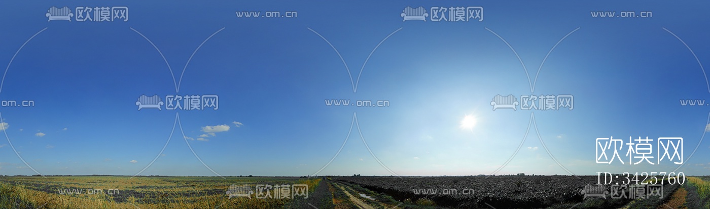 日景全景天空 日出清晨 蓝天白云 日景 白天天空 球天天空外下载