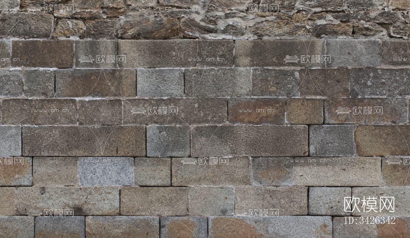 现代新中式其它外墙砖 灰色做旧石头墙面 墙砖 砖墙下载