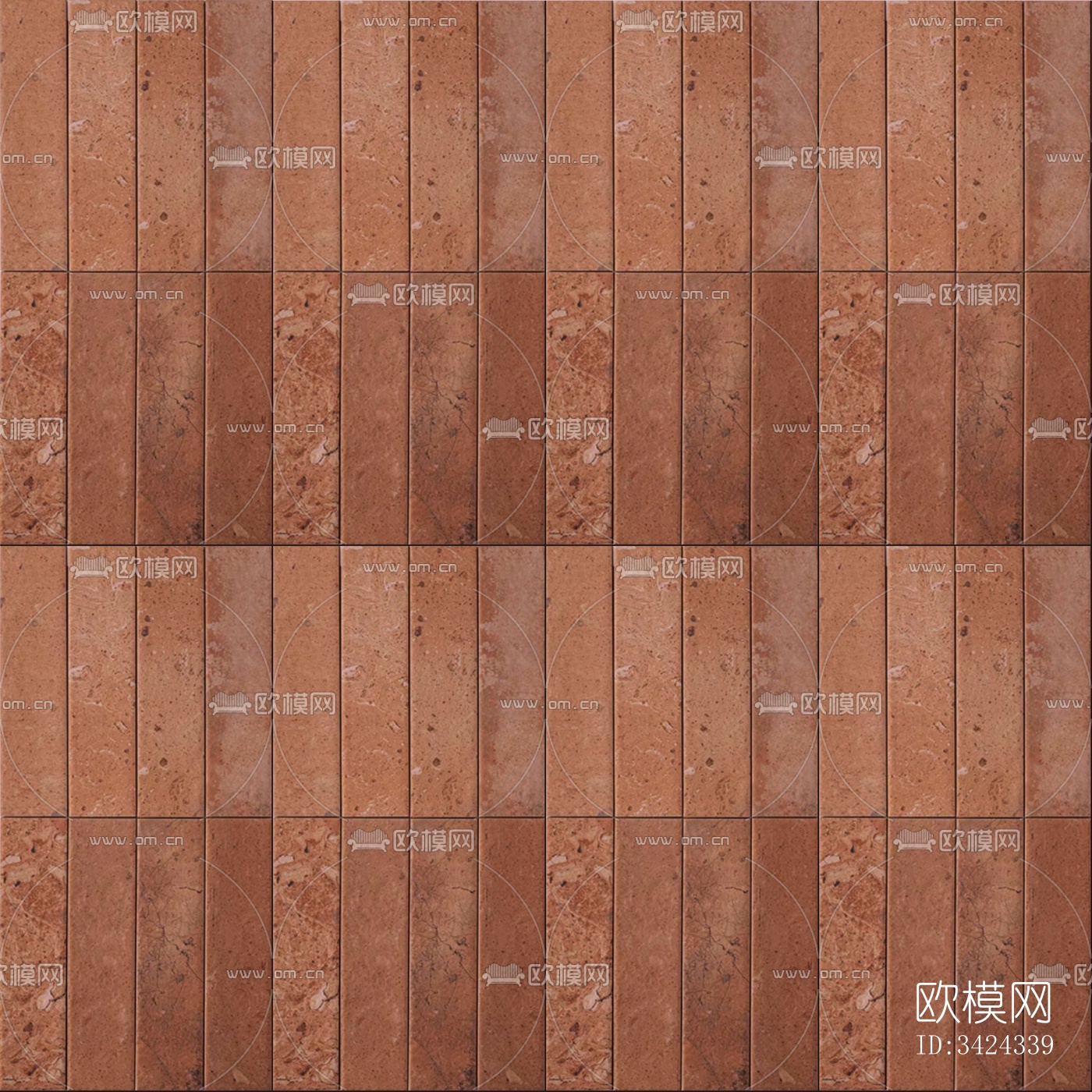 无缝陶土条形砖贴图下载