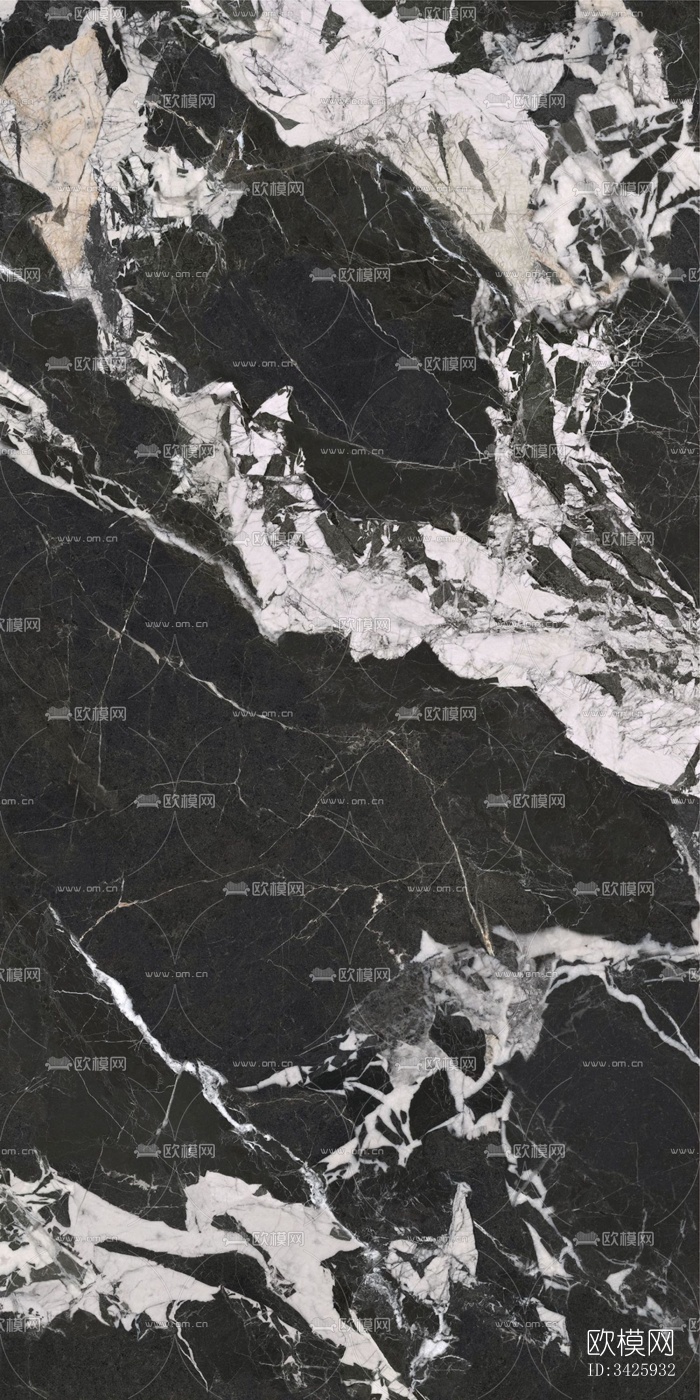 宝格丽黑色岩板下载（渲染图4）