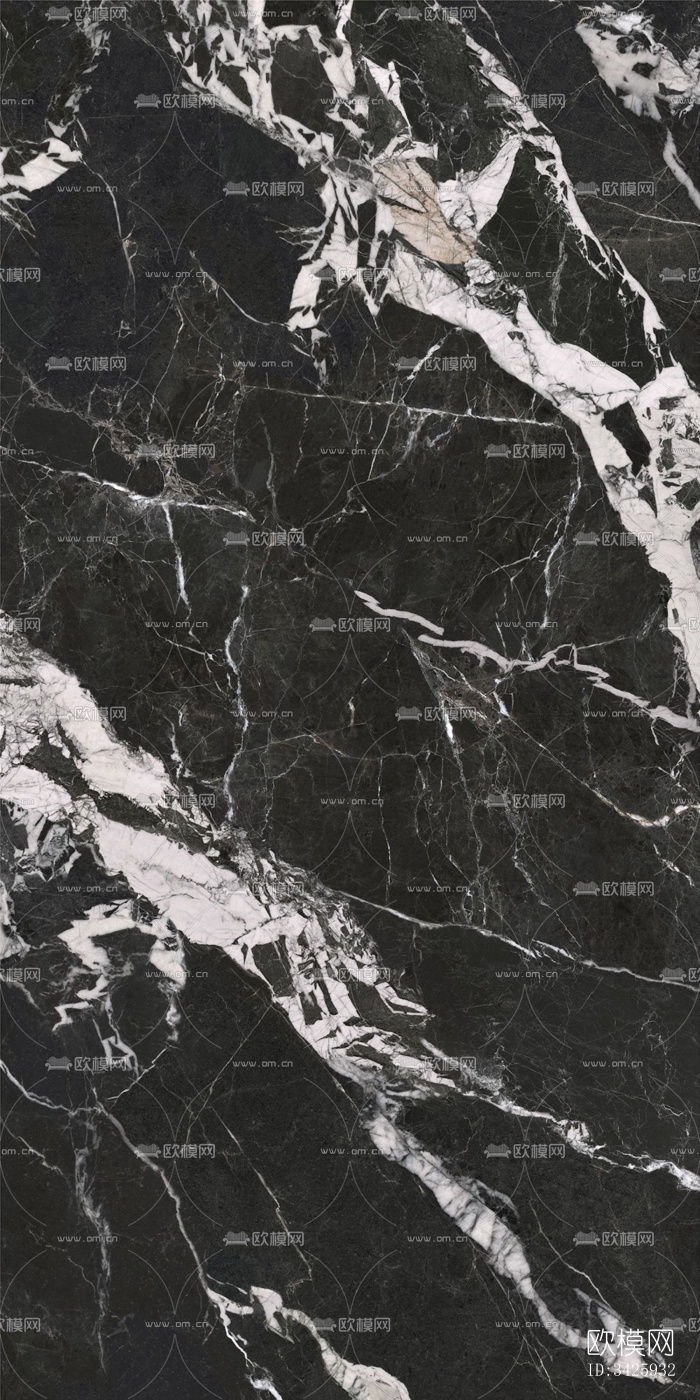 宝格丽黑色岩板下载（渲染图2）