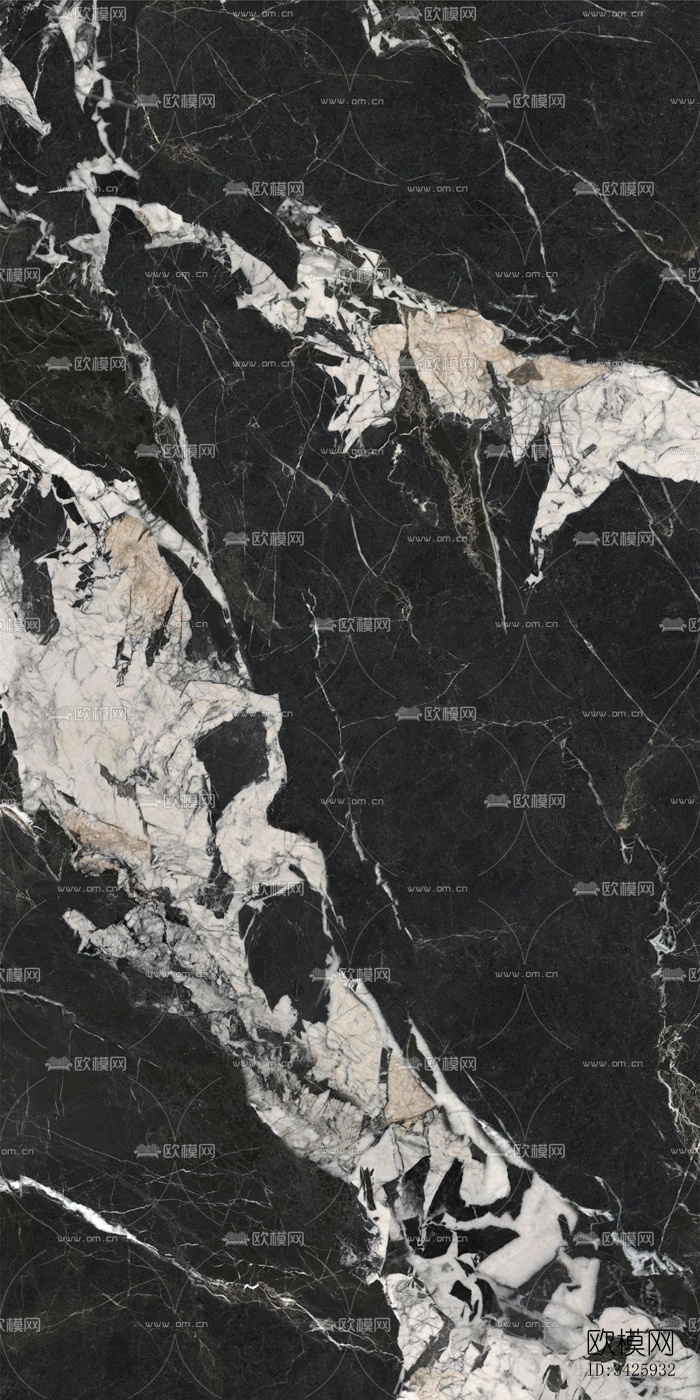 宝格丽黑色岩板下载（渲染图1）