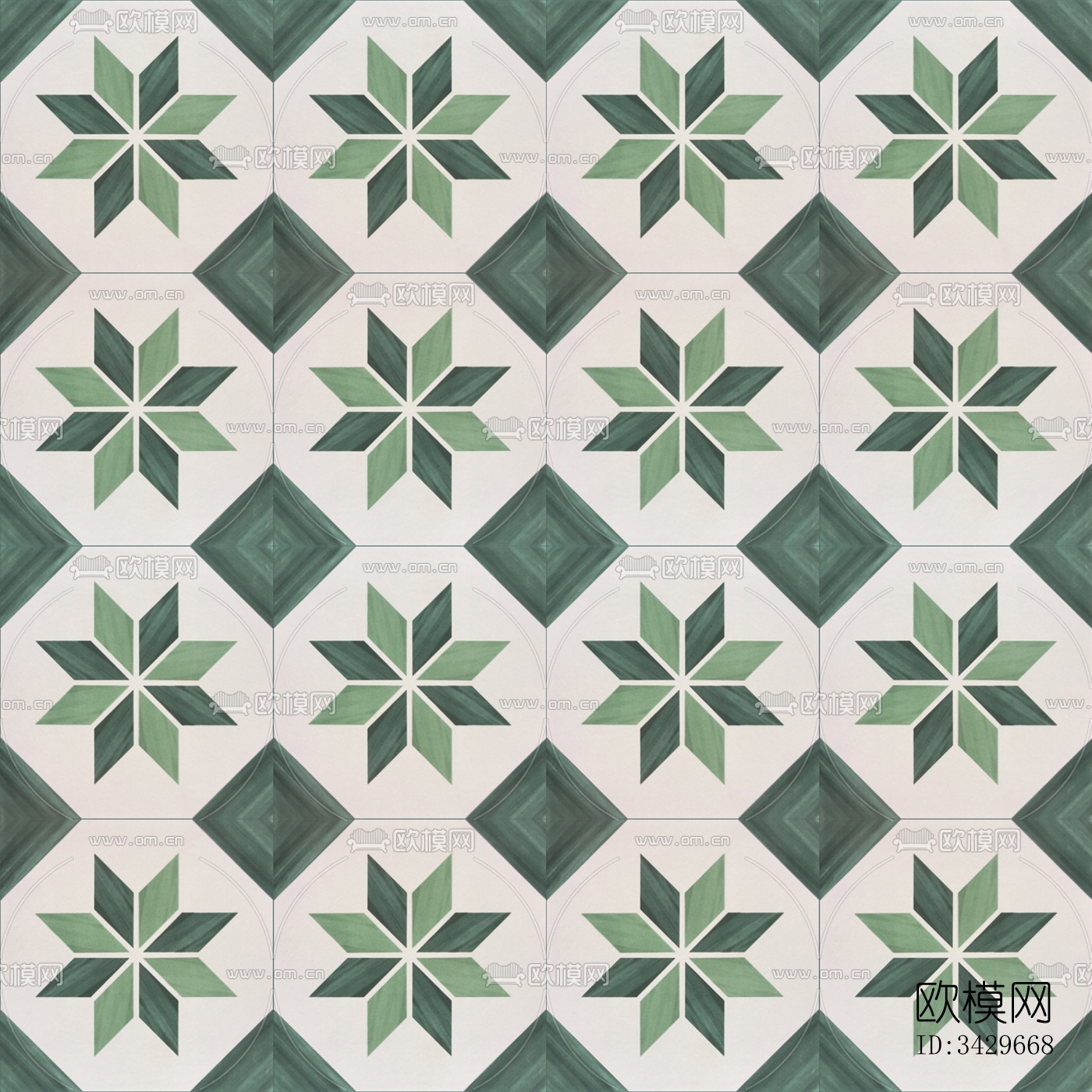 高清瓷砖复古简约几何拼花下载