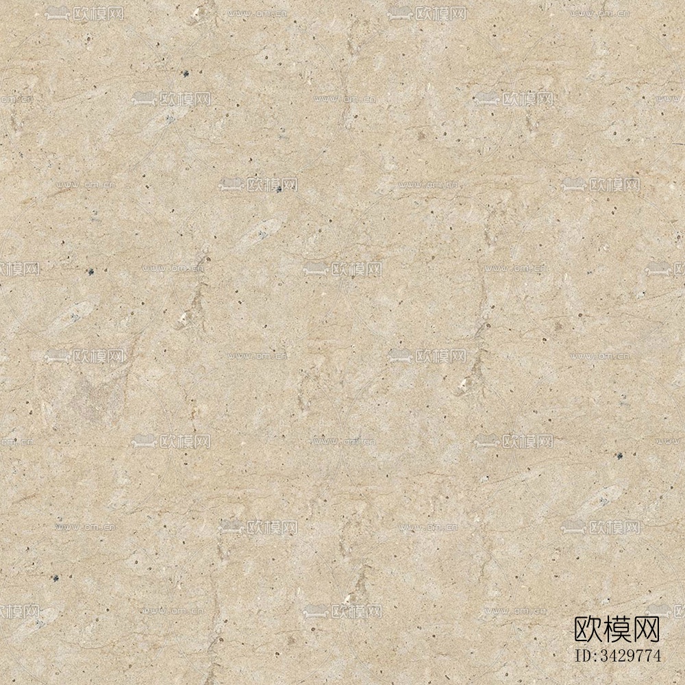 无缝奶油米黄色洞石大理石岩板瓷砖下载