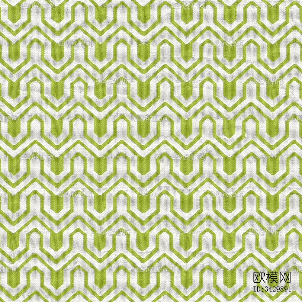 无缝绿色几何图案布纹布料壁布墙布沙发布面料下载