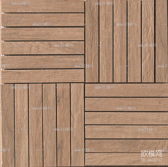 棕色拼花户外防腐木地板下载
