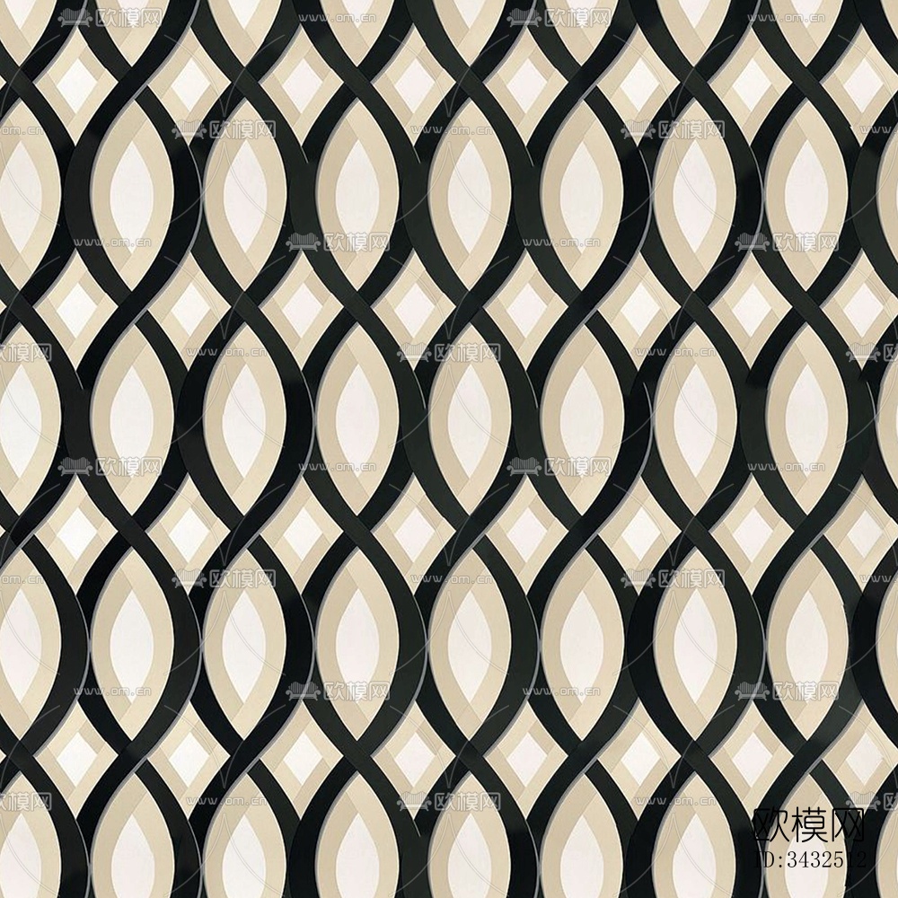 无缝现代米色几何线条纹理图案壁纸壁布墙布下载