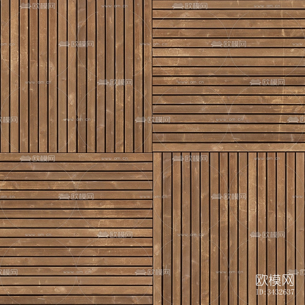 棕色拼花防腐木户外木地板下载