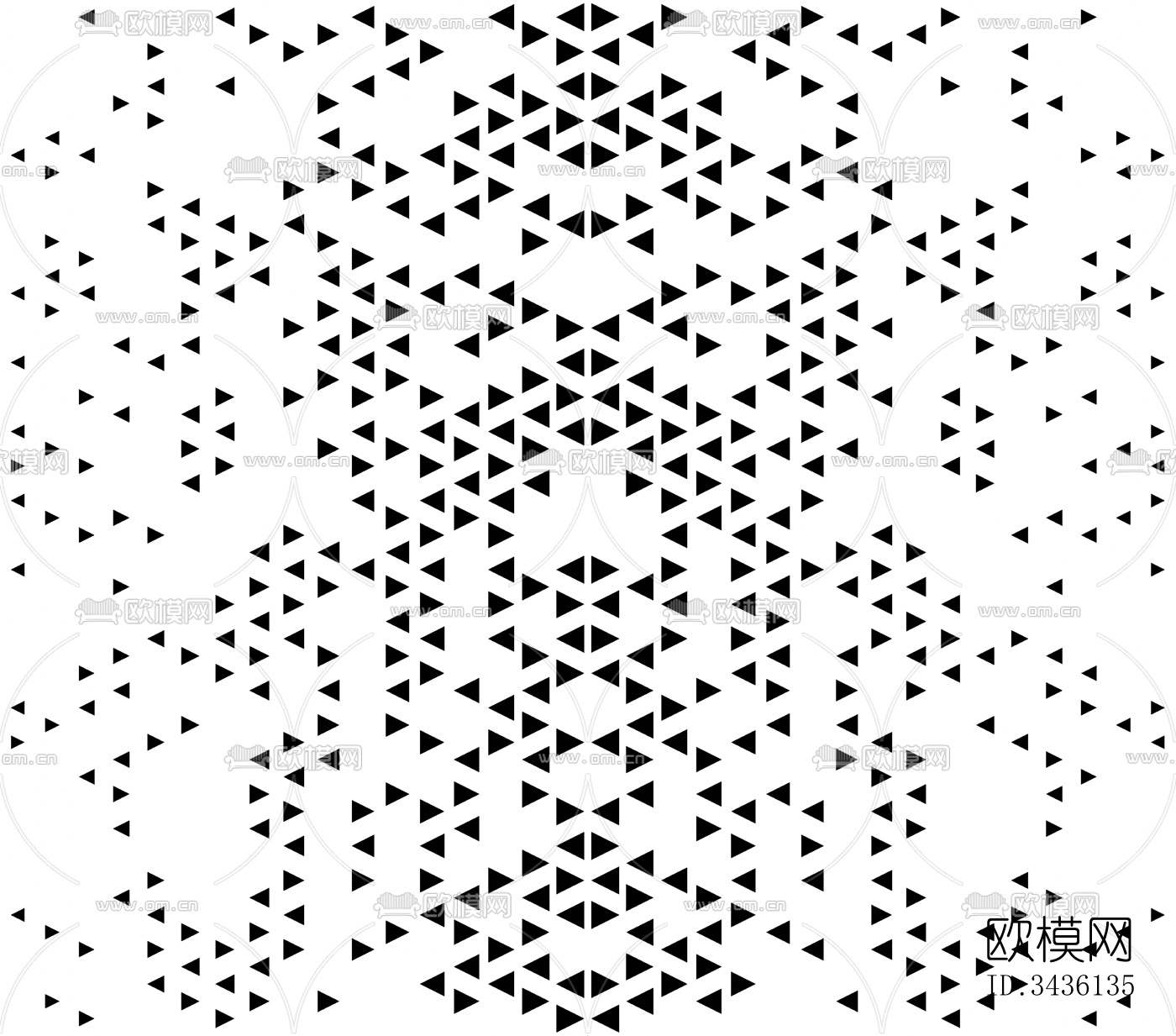 黑白渐变金属穿孔板下载