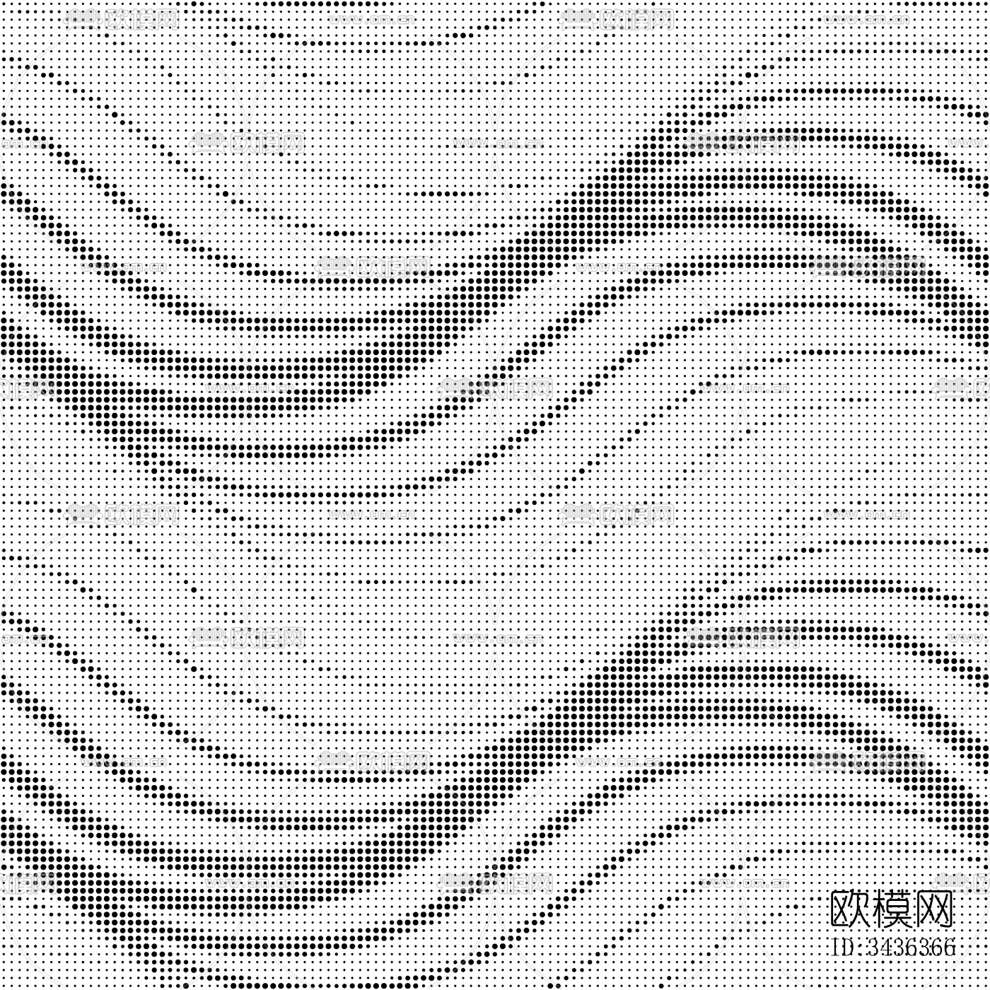 弧形曲线渐变金属穿孔板 渐变穿孔板金属下载