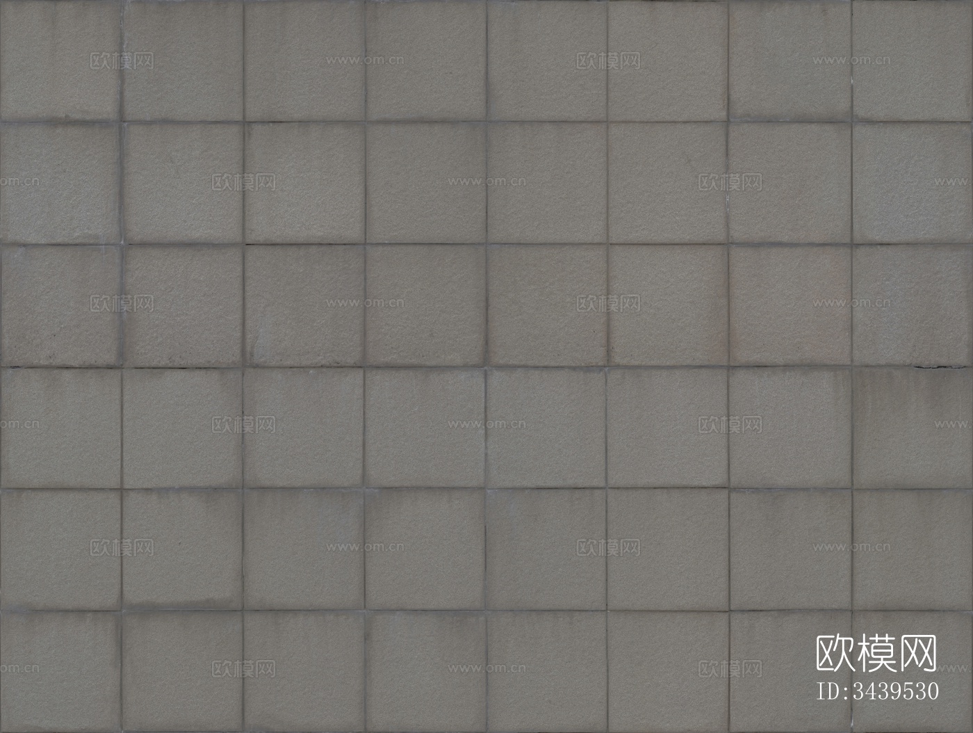 户外灰色砖高清贴图下载（渲染图2）
