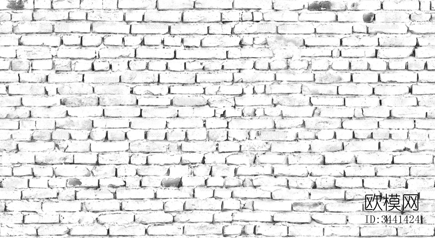 外墙砖墙高清贴图下载（渲染图3）