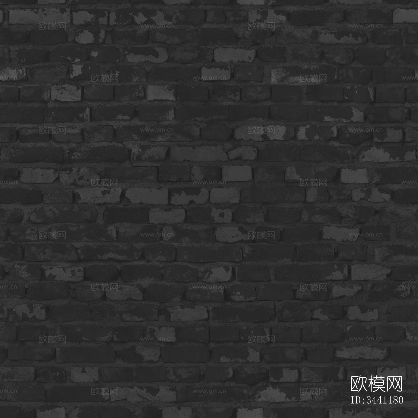 破旧红砖墙高清贴图下载（渲染图5）